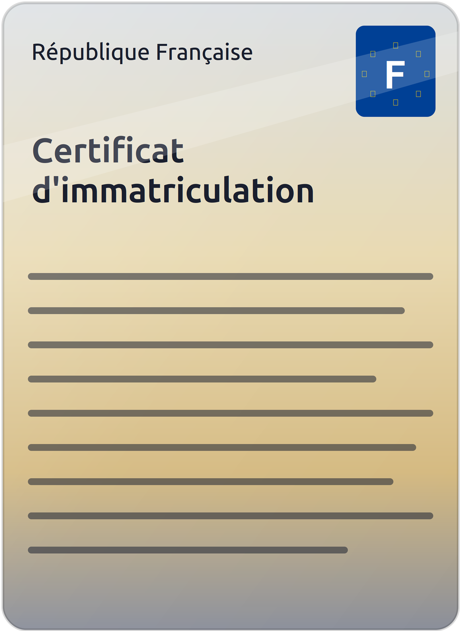 Carte Grise